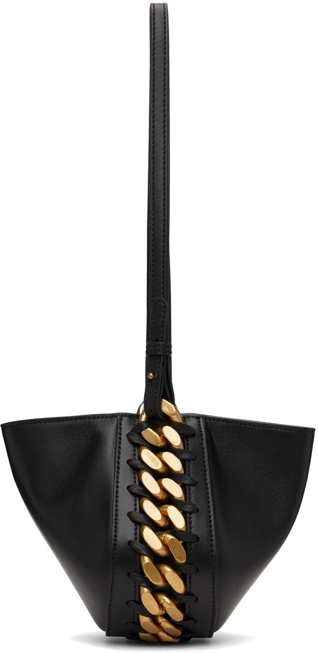 Stella McCartney Black Soft Clutch Chain Shoulder Bag Stella McCartney