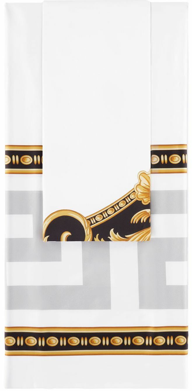 Versace White 'La Coupe des Dieux' Bedding Set, King Versace