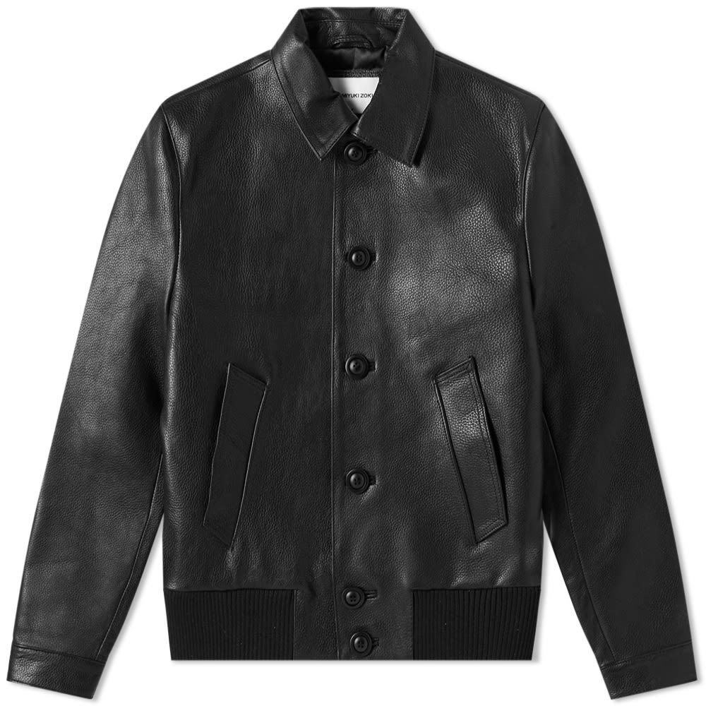 MKI Leather Button Down Rider Jacket MKI Miyuki-Zoku