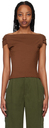 Reformation Brown Cello Tank Top