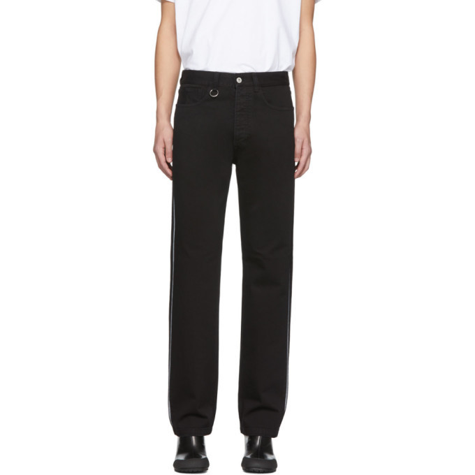 random identities white high rise pants