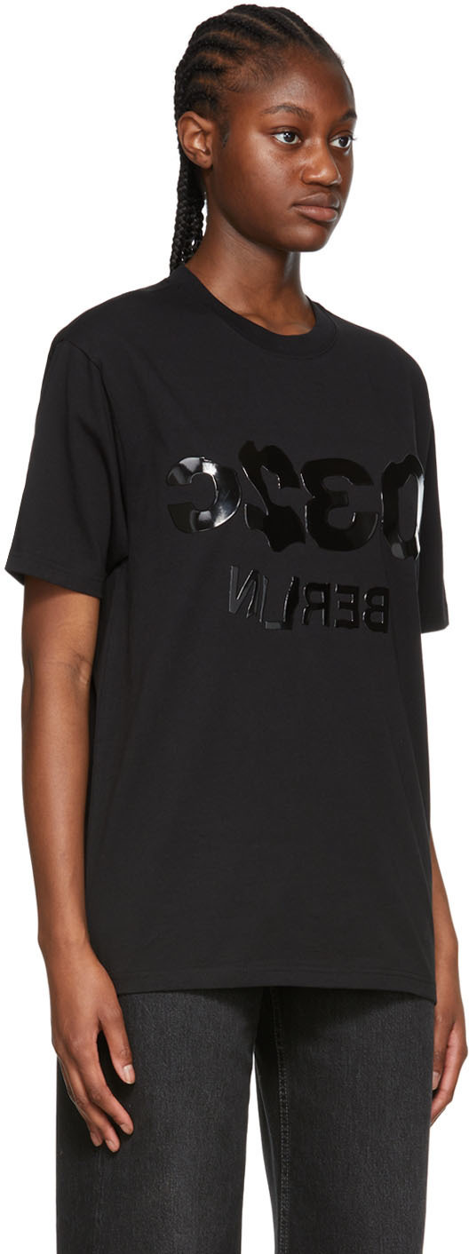 032c Black Glitch Selfie T-Shirt