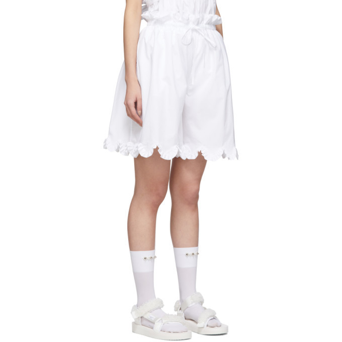 Cecilie Bahnsen White Katarina Shorts Cecilie Bahnsen