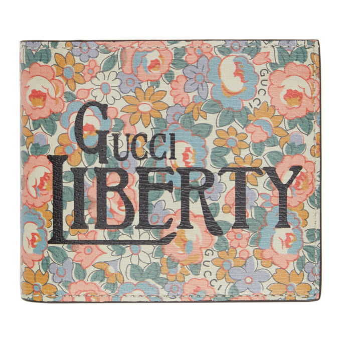 gucci pink flower wallet