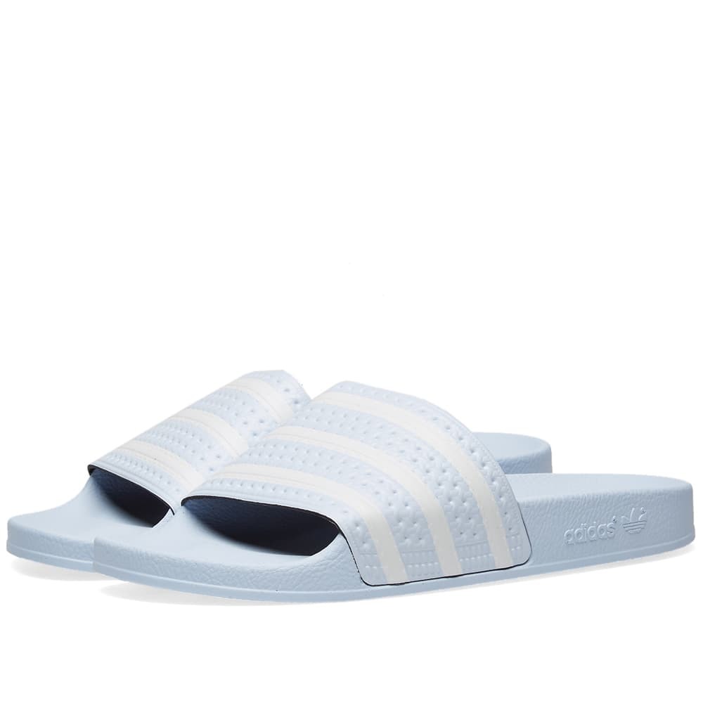 aero blue adidas slides