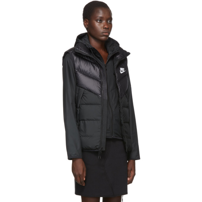 Nike Black Down Windrunner Vest Nike