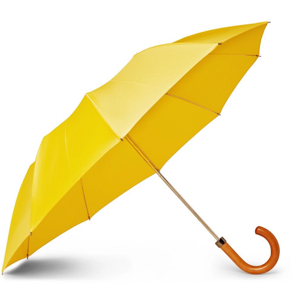 London Undercover Maple WoodHandle Umbrella Yellow London Undercover