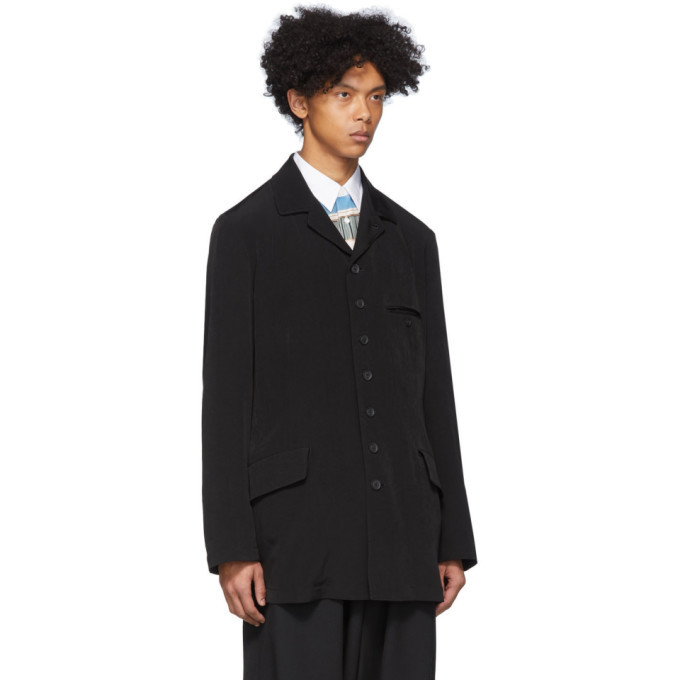 Yohji Yamamoto Black Workwear Jacket Yohji Yamamoto