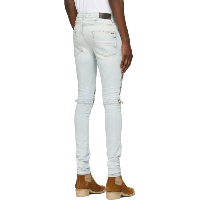 Amiri Blue Bandana MX2 Jeans Amiri