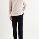 OLIVER SPENCER - Robin Mélange Loopback Cotton and Linen-Blend Jersey Sweatshirt - Neutrals