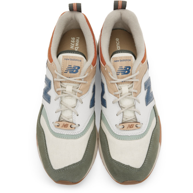 New Balance Green and Brown 997H Sneakers