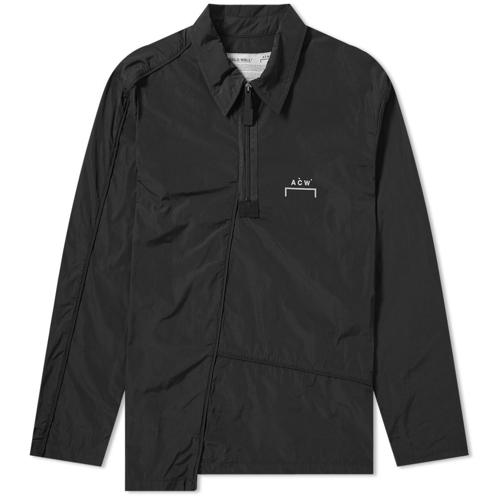 A-COLD-WALL* Quarter Zip Piping Overshirt A-Cold-Wall*