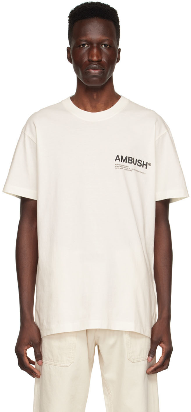 AMBUSH Off-White Cotton T-Shirt Ambush