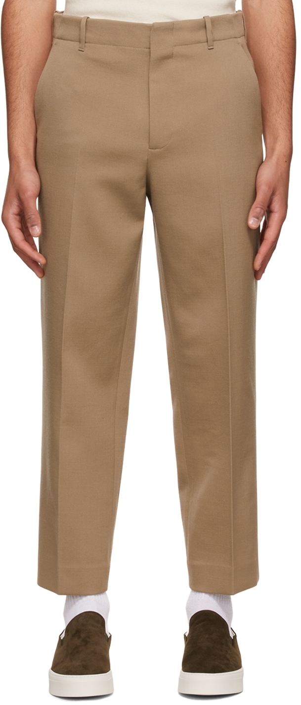 The Row Tan Revere Trousers The Row