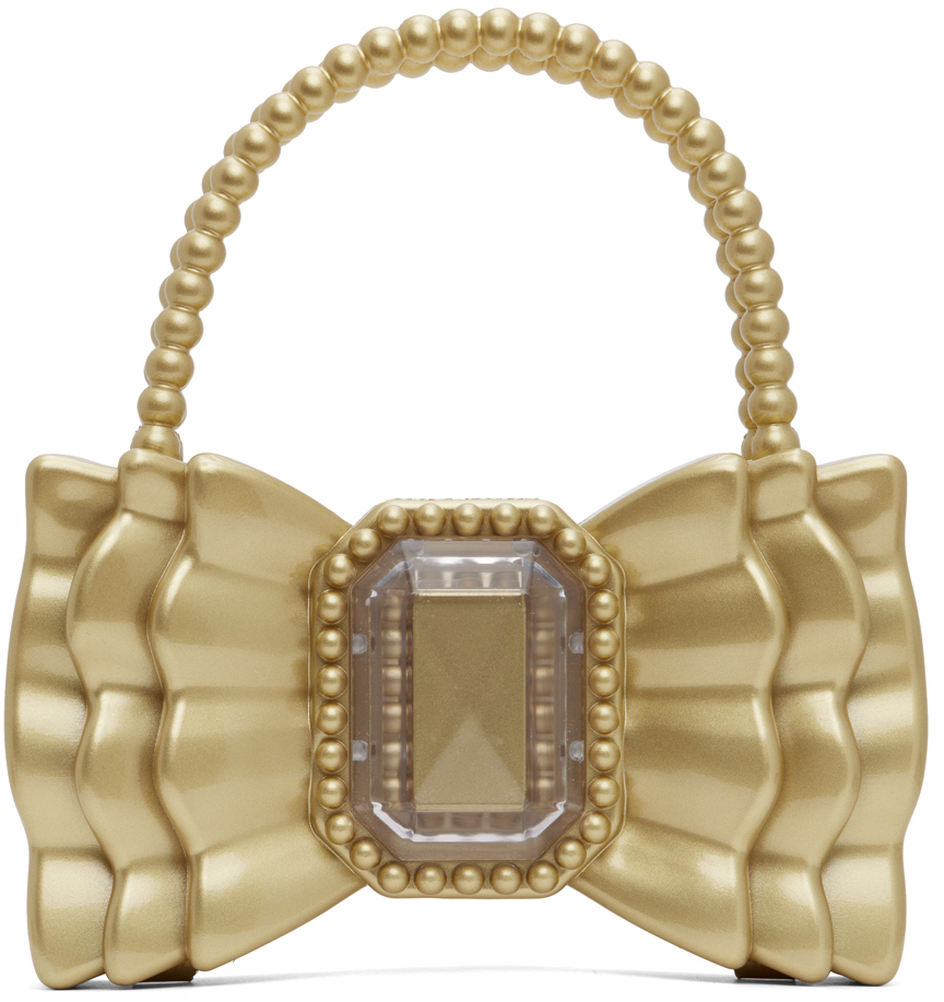 forBitches Gold Bow Bag