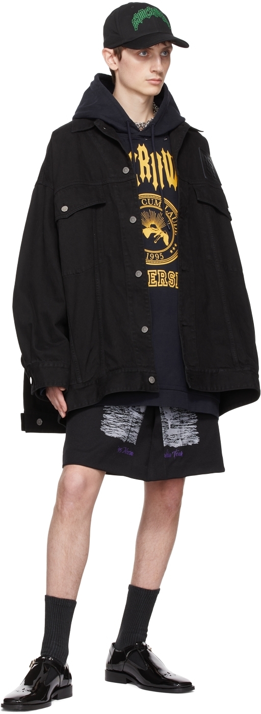 Raf Simons Black SolemnX Denim Jacket Raf Simons