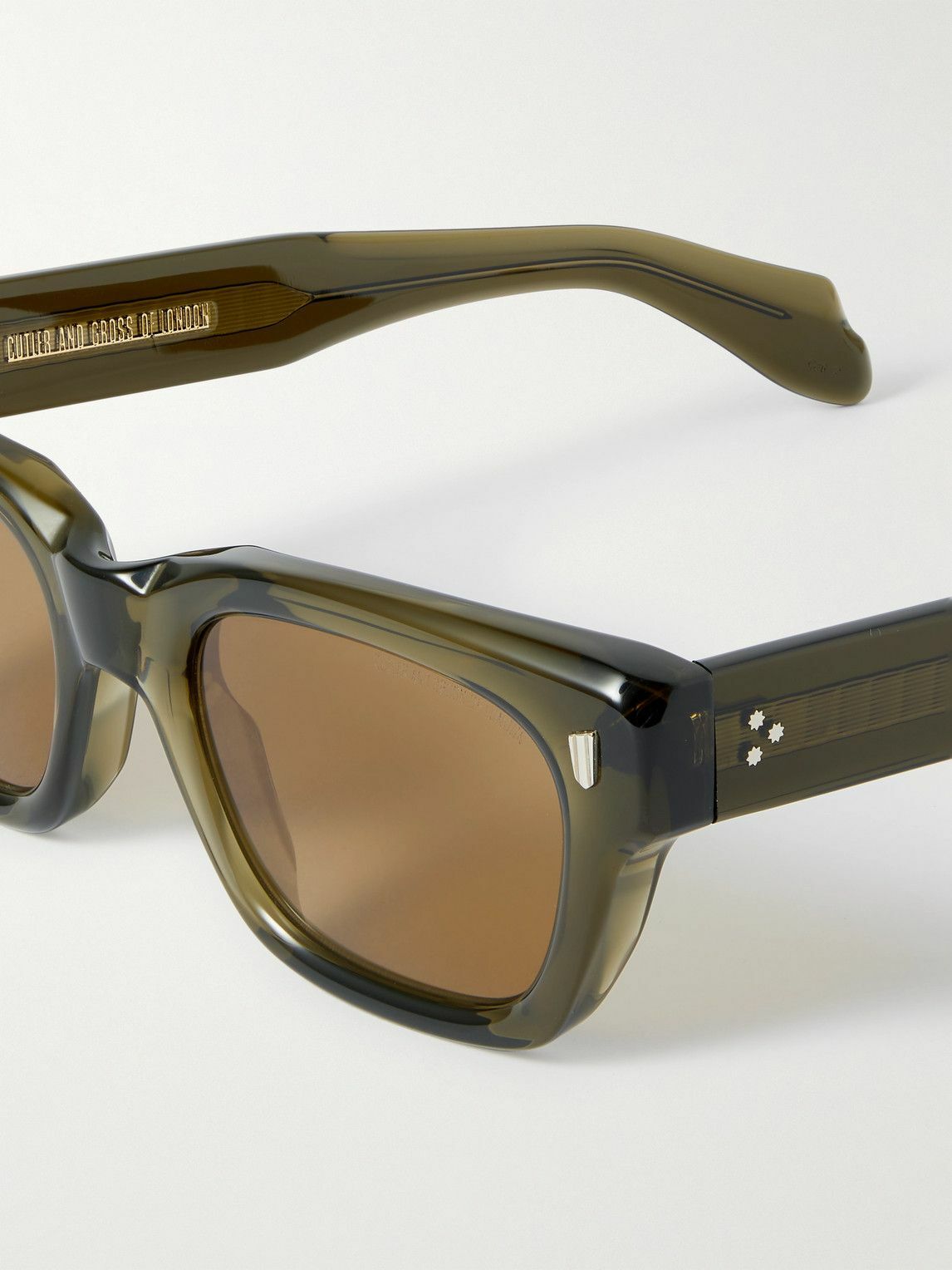 Cutler and Gross - 1391 Square-Frame Acetate Sunglasses Cutler and Gross