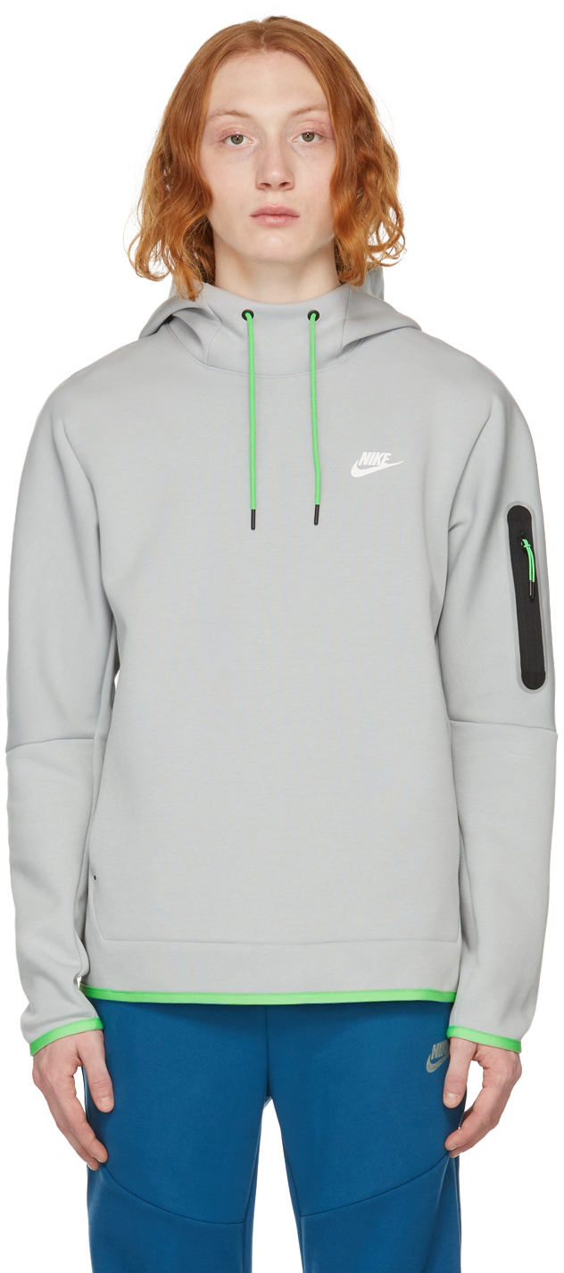 Photo: Nike Grey Fleece Sportswear Tech Hoodie
