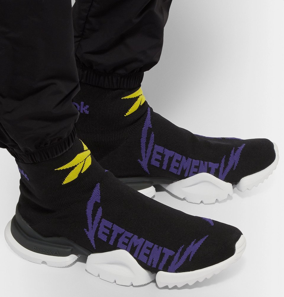 vetements men's sock runner knit sneakers