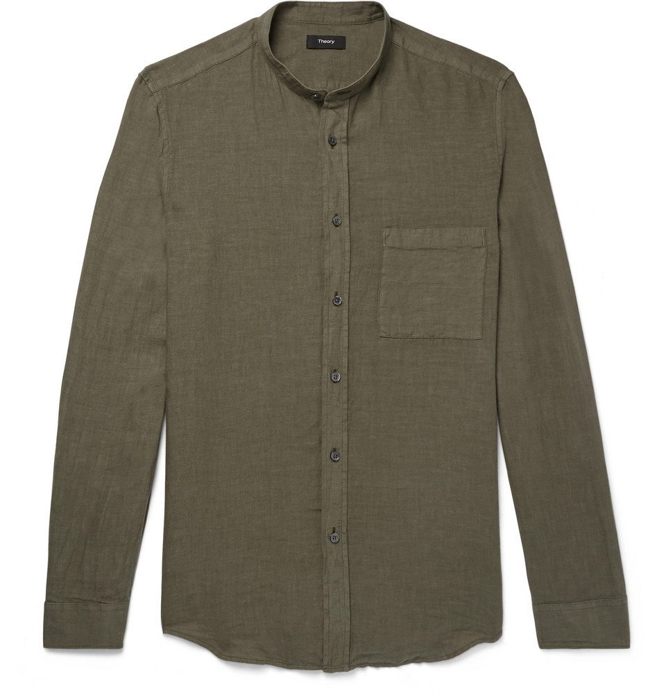 theory linen shirt