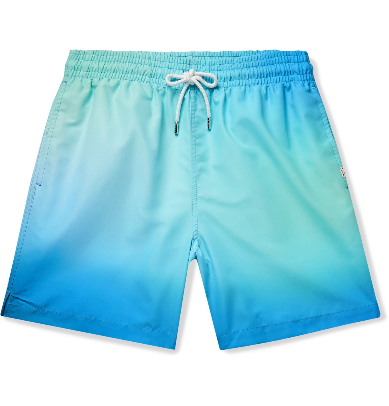 DEREK ROSE - Mid-Length Swim Shorts - Blue Derek Rose