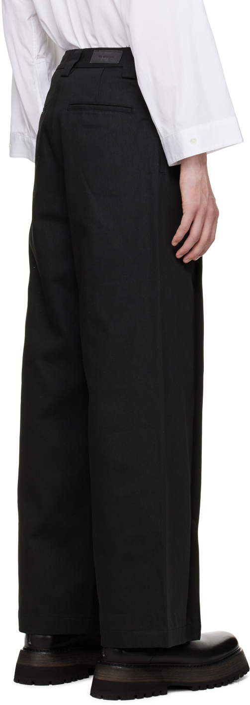 rito structure Black Knife Pleat Jeans rito structure