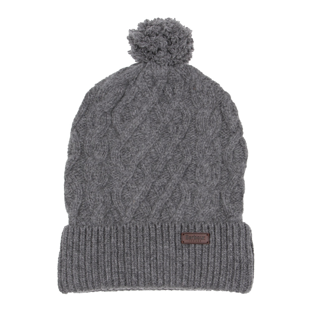 Cable Knit Beanie - Grey