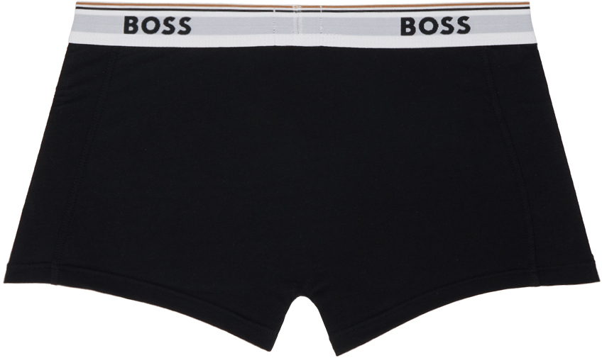 BOSS ThreePack Black Boxer Briefs BOSS