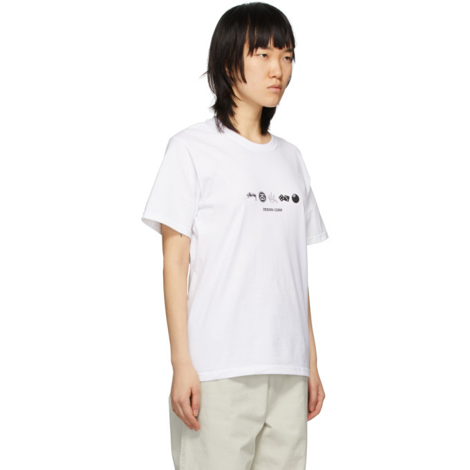 Stussy White Global Design Corp T-Shirt 