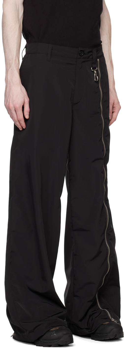 Reese Cooper Black Asymmetrical Trousers Reese Cooper