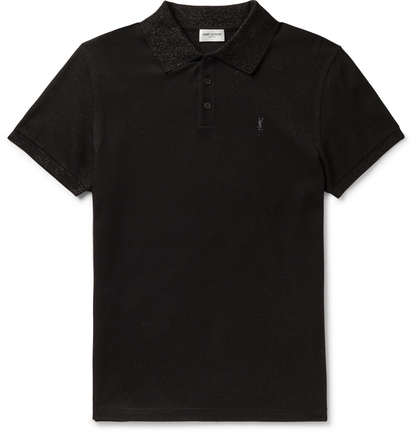 Saint Laurent Black Polo Shirts main image 1