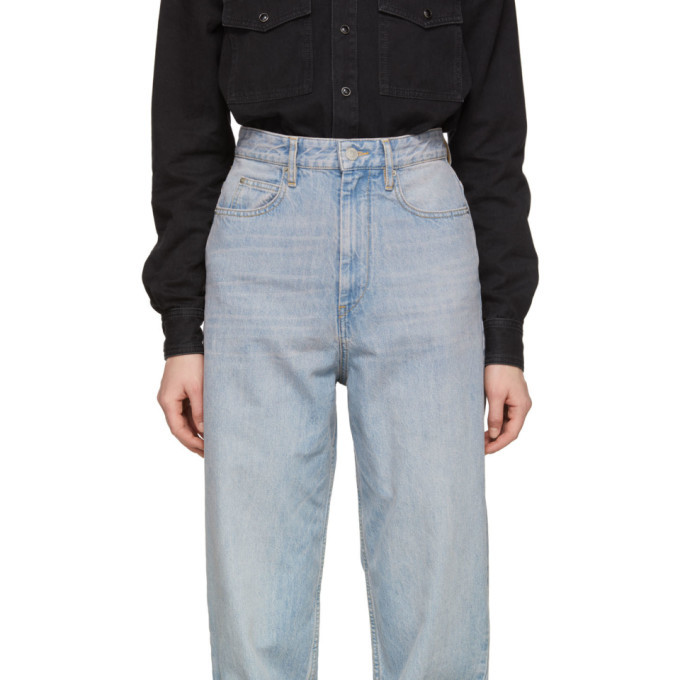 Isabel Marant Etoile Blue Oversize Corsy Jeans