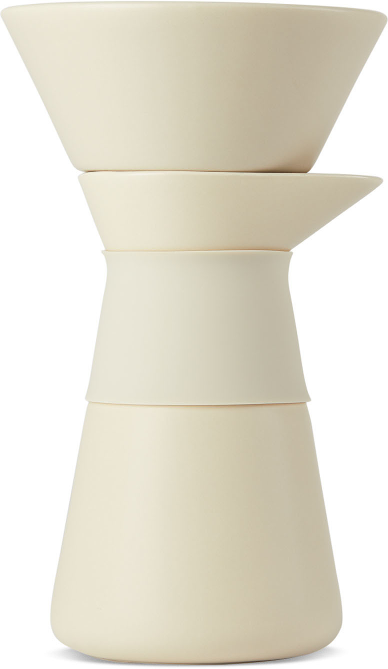 Stelton Beige Theo Coffee Maker, 0.6 L