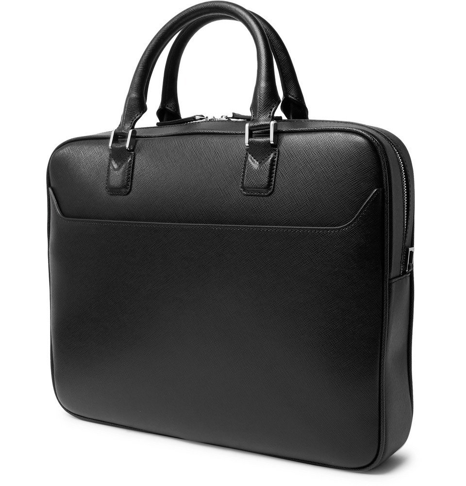 Montblanc - Sartorial Cross-Grain Leather Briefcase - Men - Black Montblanc