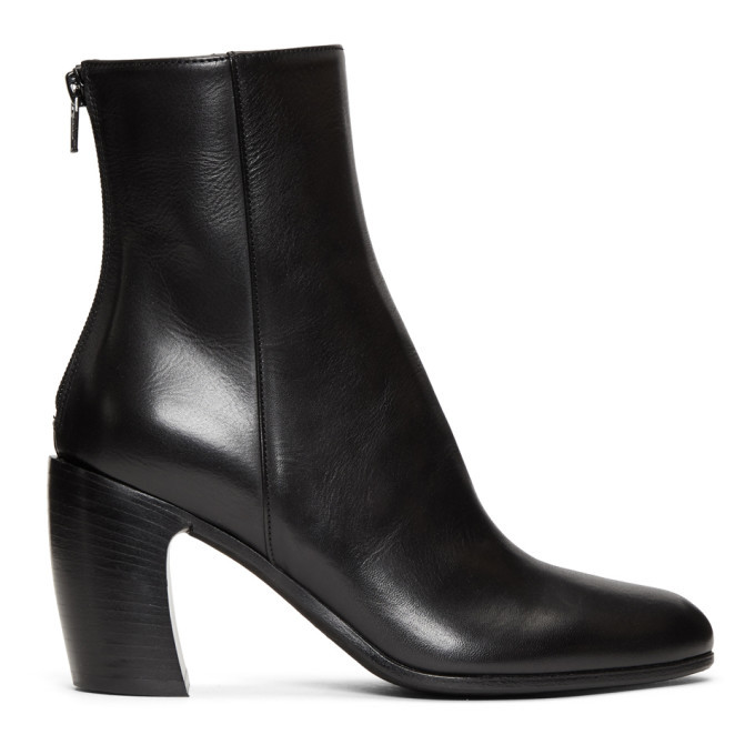 curved heel boots