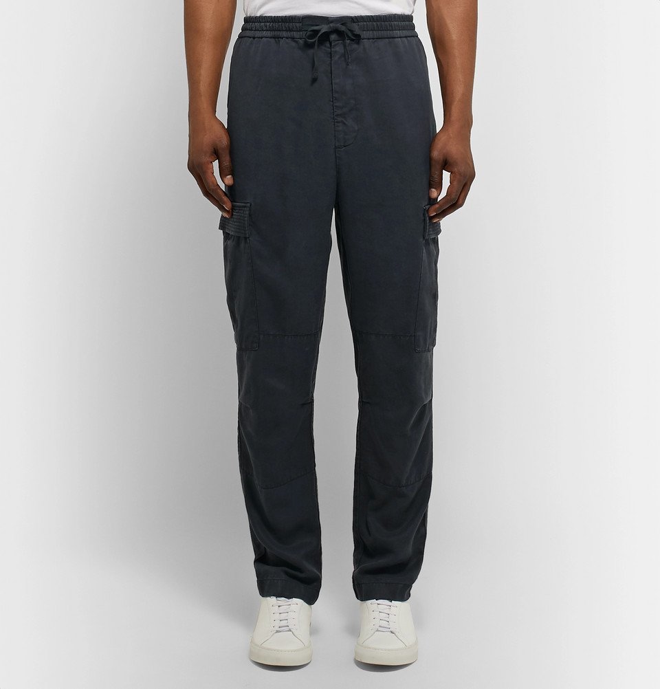 drawstring cargo trousers