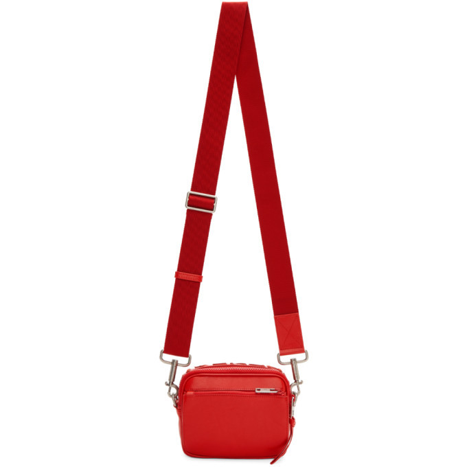 Givenchy Red MC3 Reverse Logo Crossbody Bag Givenchy