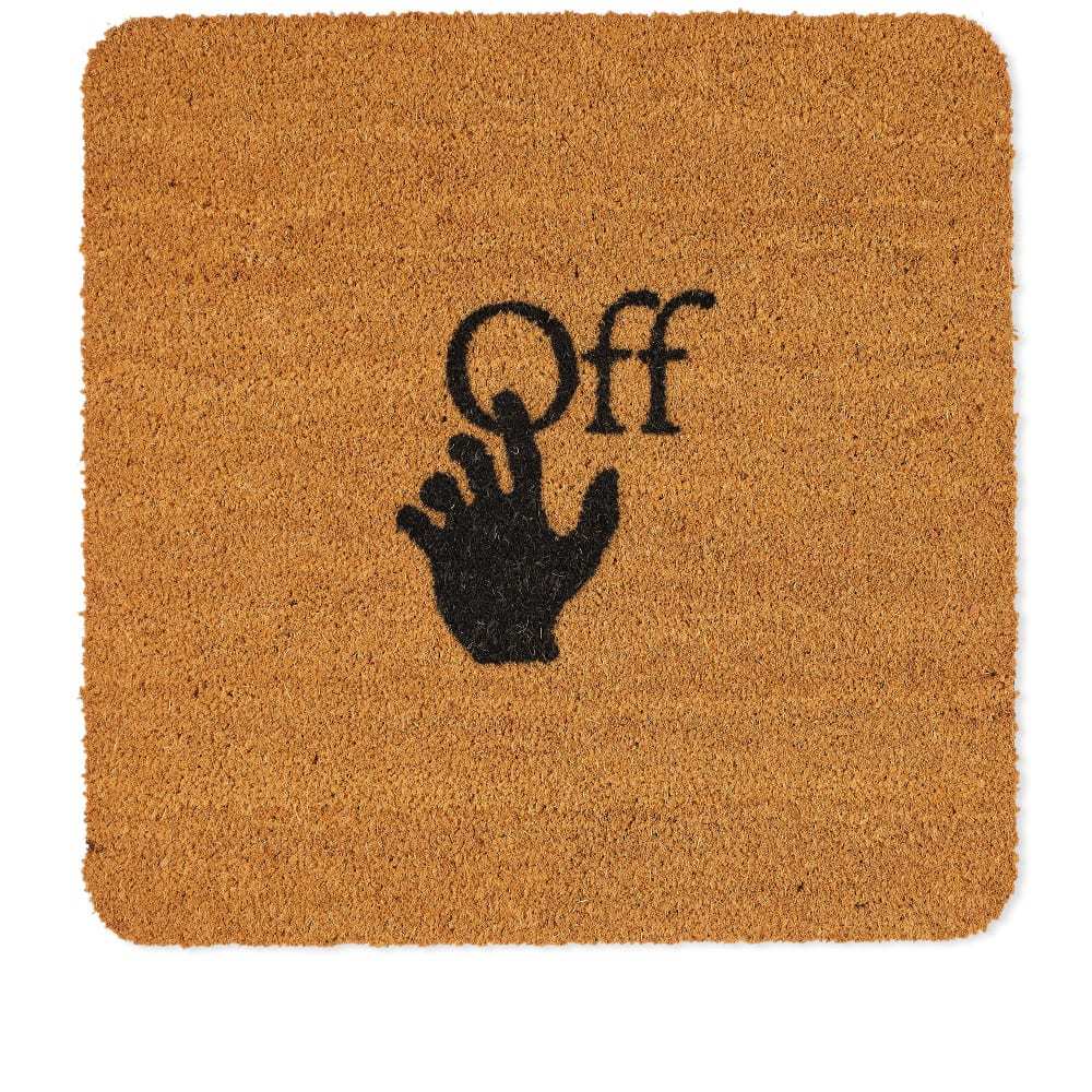 OffWhite Hand Logo Door Mat OffWhite
