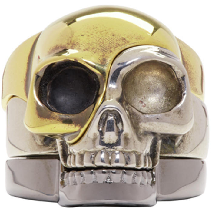 divided skull ring