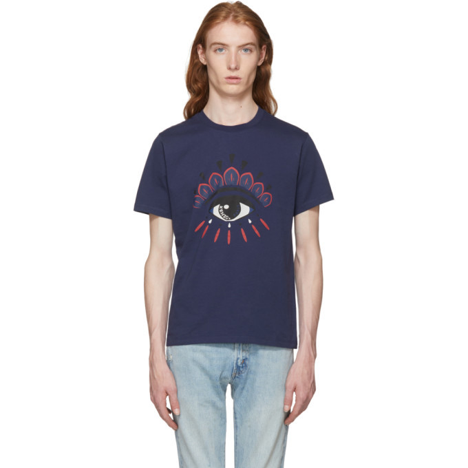 Kenzo eye t shirt navy Clearance