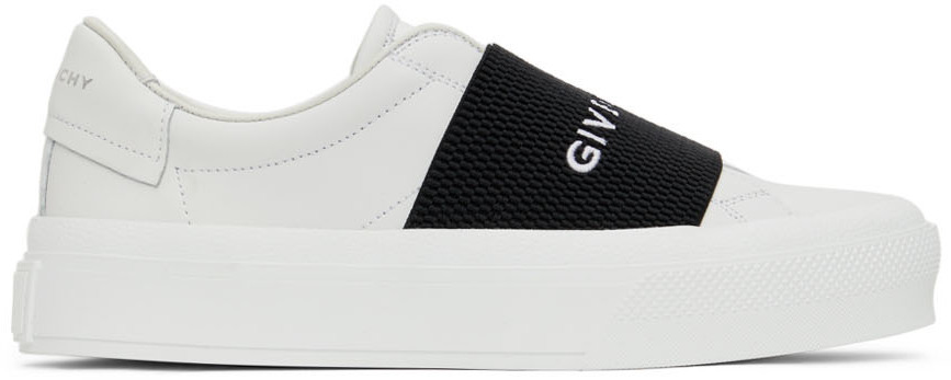 Givenchy White & Black City Court Slip-On Sneaker Givenchy