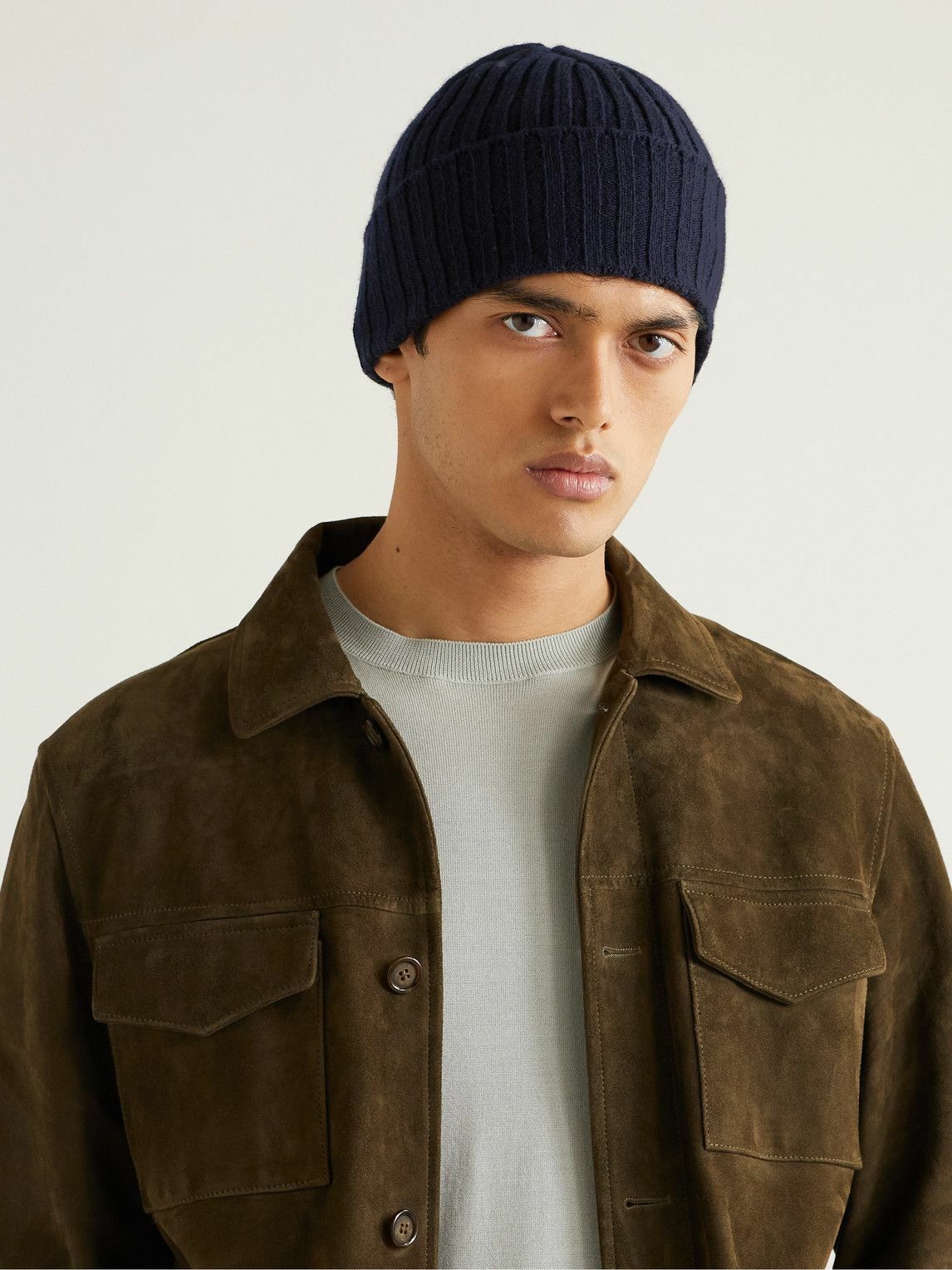 De Petrillo - Merino Wool and Cashmere-Blend Beanie De Petrillo