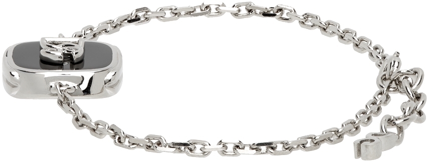 dolce and gabbana silver bracelet