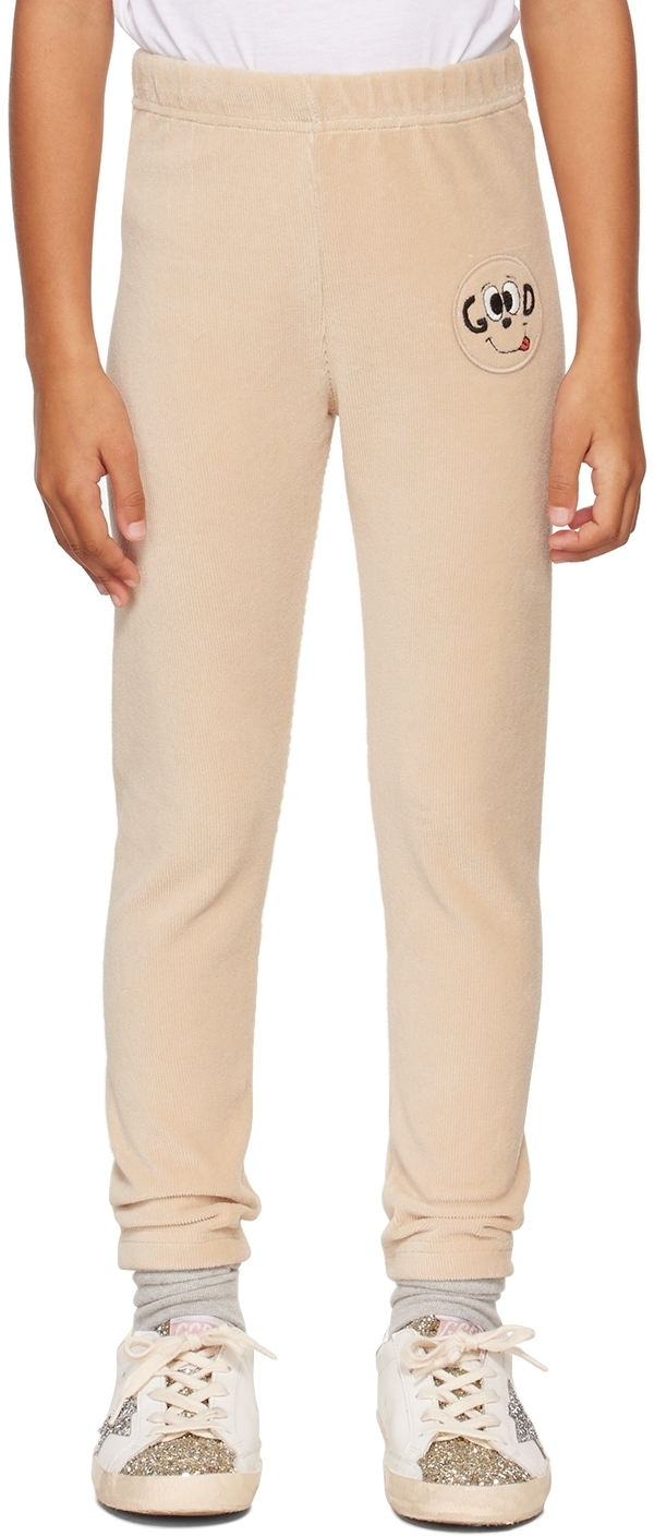 Jellymallow Kids Beige Good Beluar Leggings Jellymallow