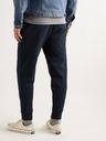 Polo Ralph Lauren - Slim-Fit Tapered Shell-Trimmed Cotton-Blend Jersey Sweatpants - Blue