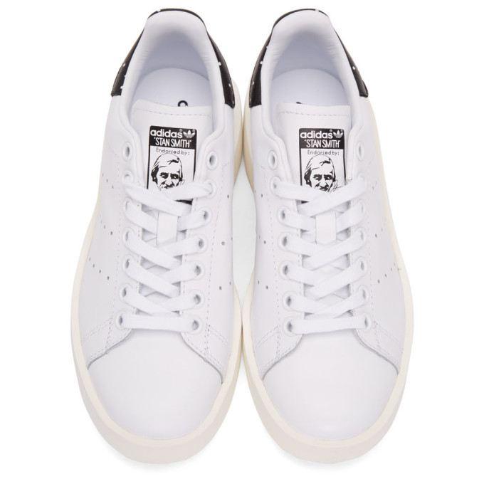 adidas Originals White Stan Smith Bold Sneakers adidas Originals