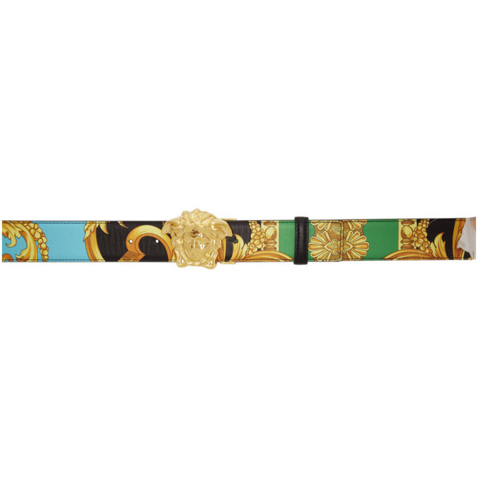 versace multicolor belt