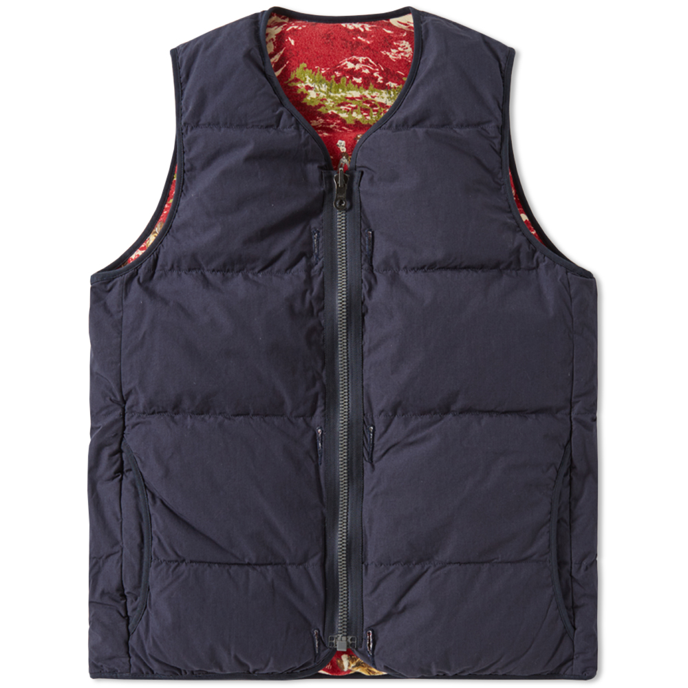 reversible down vest