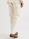 Oliver Spencer - Straight-Leg Cotton and Hemp-Blend Drawstring Trousers - Neutrals