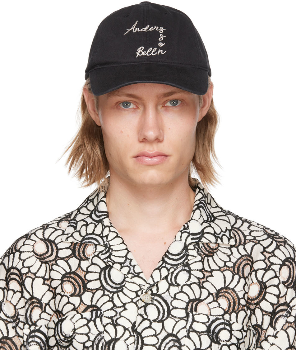 Andersson Bell Black Cotton Cap Andersson Bell